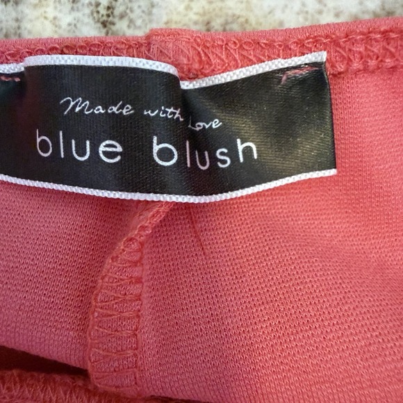 Blue Blush Size M Pink Bodycon V Neck Knit Cutout Back Mini Dress - Picture 6 of 11